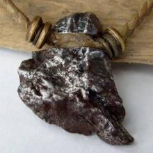 カンポ・デル・シエロ隕石の天然石パワーストーンハンドメイドネックレス