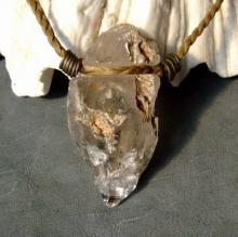ヒマラヤ水晶の天然石パワーストーンネックレス