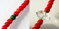 ジャカレーエレスチャル水晶とアメジストのホワイトハーツネックレス・ホワイトハーツメロンビーズ両剣水晶